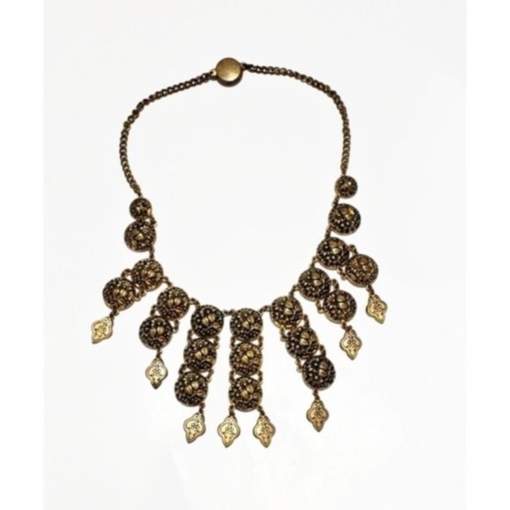 vintage victorian textured dangle button clasp